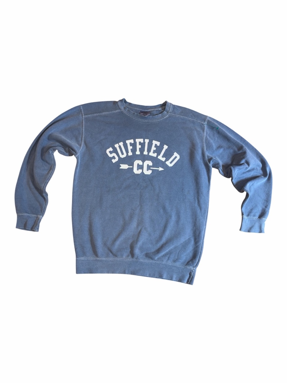 Comfort Colors Blue 'Suffield CC' Crewneck Sweatshirt - Men's